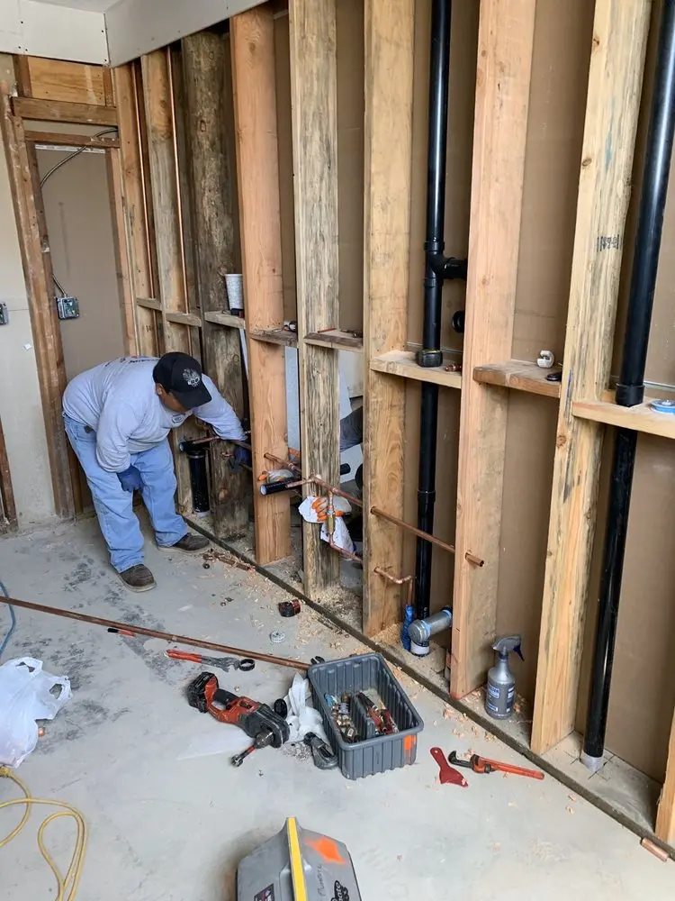 Commercial rough-in plumbing for Gas Line Repair in West Mecox Village